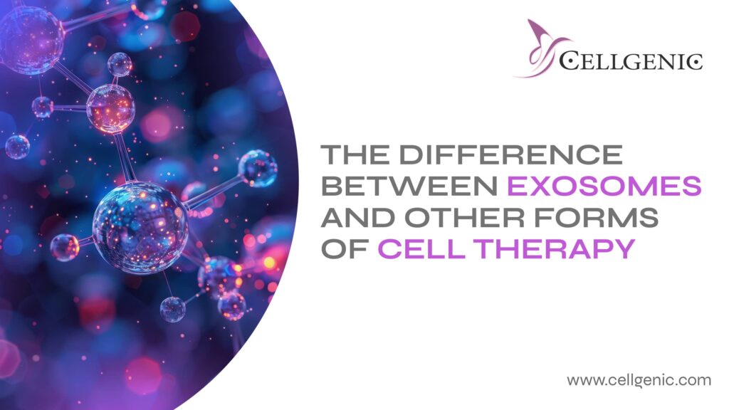 The difference between exosomes and other forms of cell therapy