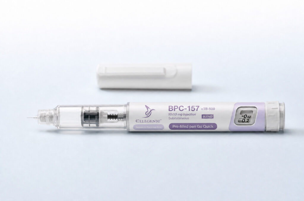 Peptide pen product image for CellGenic BPC-157 injection pen option