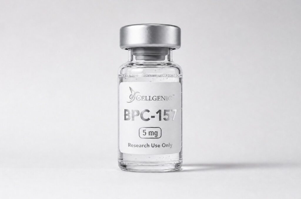 BPC-157 5mg glass vial